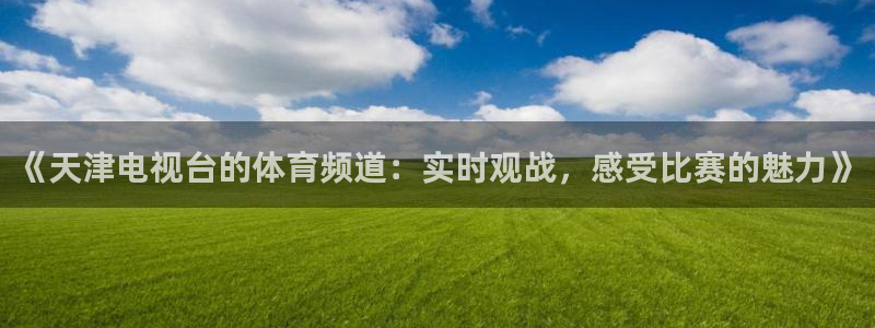 《天津电视台的体育频道：实时观战，感受比赛的魅力》