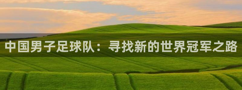 中国男子足球队：寻找新的世界冠军之路